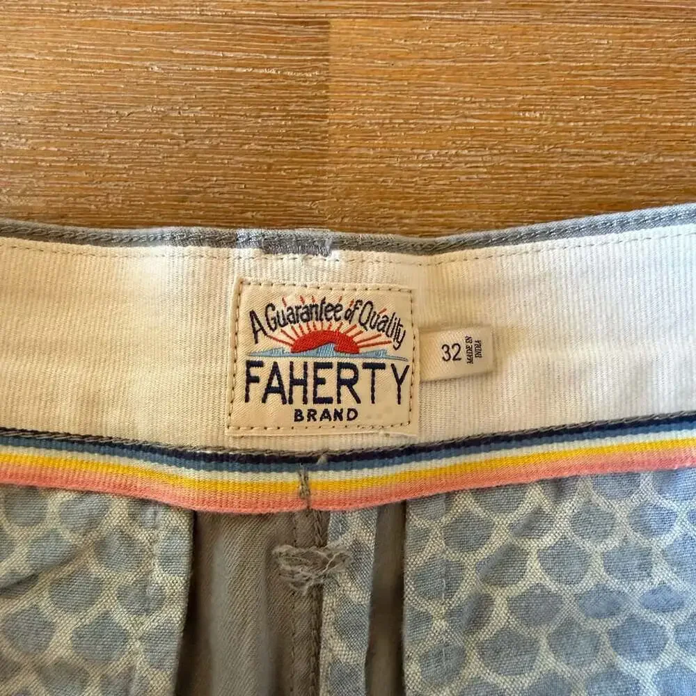 Faherty gray chino